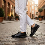 AYAKKABI-19 Siyah Süet Büyük Numara Erkek Günlük Ayakkabı 45–50 numara ürün görseli 2