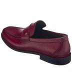 KD0695 Bordo Analin Deri Büyük Numara Erkek Klasik Ayakkabı ürün görseli 3