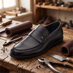 KD0695 Siyah Büyük Numara Erkek Loafer Ayakkabı ürün görseli 4