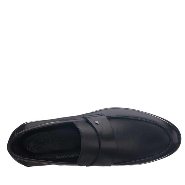 KD0695 Siyah Büyük Numara Erkek Loafer Ayakkabı ürün görseli 5