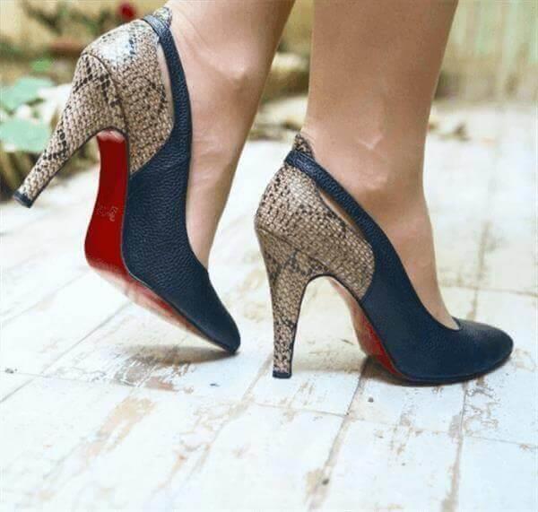 190329 Siyah 11 Pont Büyük Numara Kadın Abiye Stiletto 40–44 numara ürün görseli 2