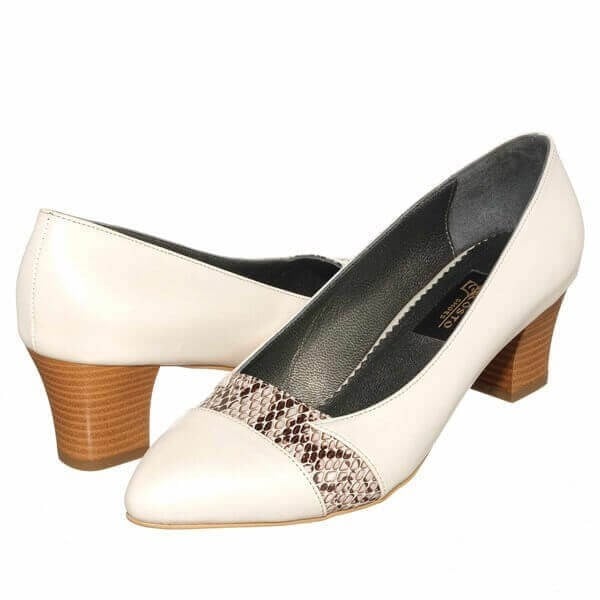 KDR1813 Sedef 5 Pont Kısa Topuklu Büyük Numara Kadın Stiletto 40–44 numara ürün görseli 3