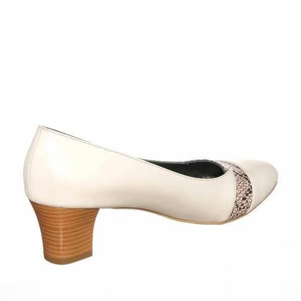 KDR1813 Sedef 5 Pont Kısa Topuklu Büyük Numara Kadın Stiletto 40–44 numara ürün görseli 5