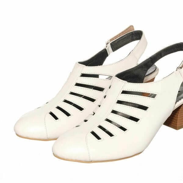KDR1841 Sedef 5 Pont Kısa Topuklu Büyük Numara Kadın Stiletto 40–44 numara ürün görseli 6