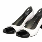 KDR1444 Beyaz 7 Pont Kısa Topuklu Büyük Numara Kadın Stiletto 40–44 numara ürün görseli 7