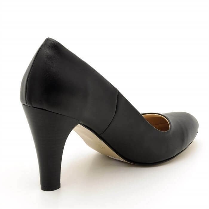 1071 Siyah 9 Pont Büyük Numara Kadın Abiye Stiletto 40–44 numara ürün görseli 2