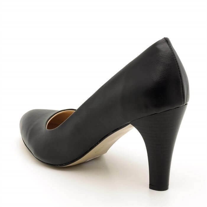 1071 Siyah 9 Pont Büyük Numara Kadın Abiye Stiletto 40–44 numara ürün görseli 3