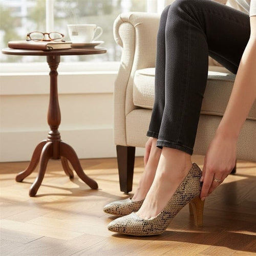 1071 Vizon 9 Pont Büyük Numara Kadın Abiye Stiletto 40–44 numara ürün görseli 2