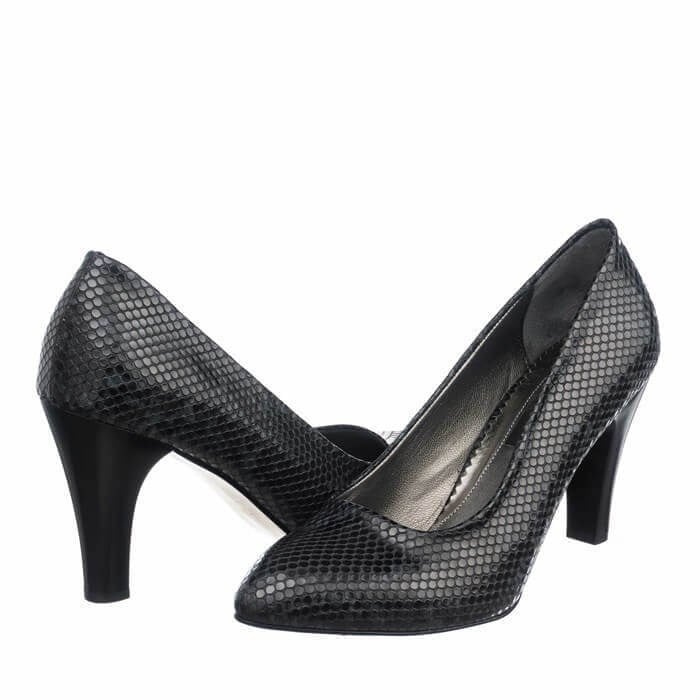 134811 Siyah 9 Pont Büyük Numara Kadın Stiletto 40–44 numara ürün görseli 5