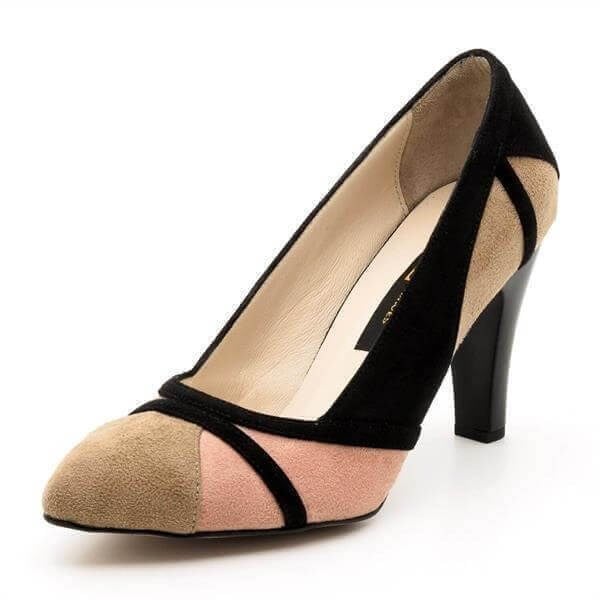 1358 Bej 9 Pont Büyük Numara Kadın Abiye Stiletto 40–44 numara ürün görseli