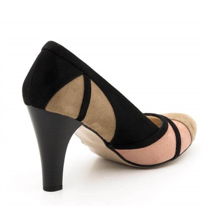 1358 Bej 9 Pont Büyük Numara Kadın Abiye Stiletto 40–44 numara ürün görseli 4