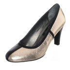 19356 Dore & Siyah 9 Pont Büyük Numara Kadın Stiletto 40–44 numara ürün görseli 3