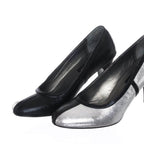 19356 Lame & Siyah 9 Pont Büyük Numara Kadın Stiletto 40–44 numara ürün görseli 3