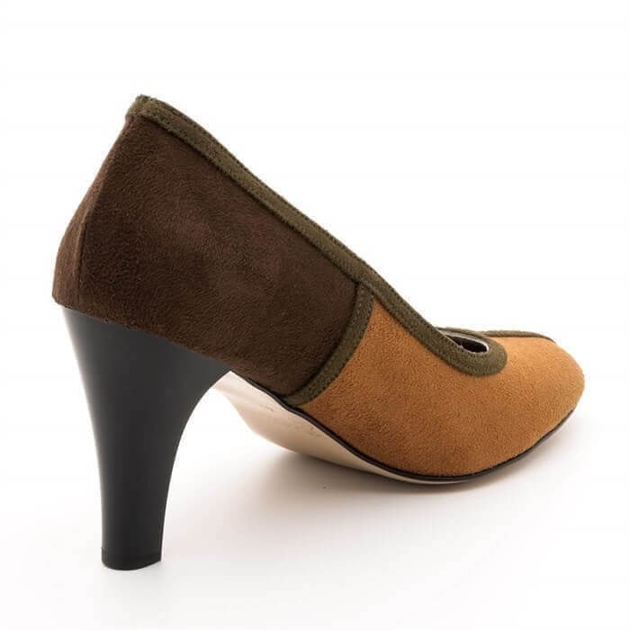 19536 Çok Renkli 9 Pont Büyük Numara Kadın Stiletto 40–44 numara ürün görseli 3