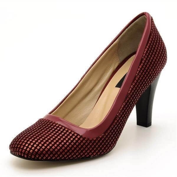 1973 Bordo 9 Pont Büyük Numara Kadın Abiye Stiletto 40–44 numara ürün görseli
