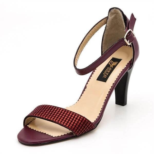 1991 Bordo 9 Pont Büyük Numara Kadın Yazlık Stiletto 40–44 numara ürün görseli