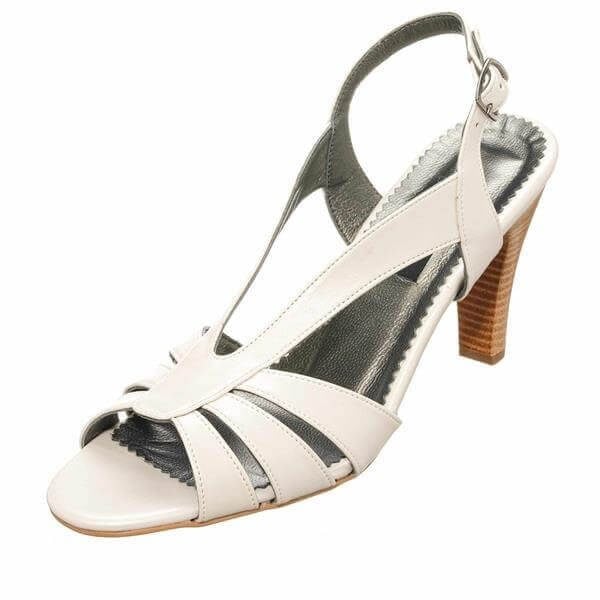 DRL3042 Beyaz 9 Pont Büyük Numara Kadın Yazlık Stiletto 40–44 numara ürün görseli