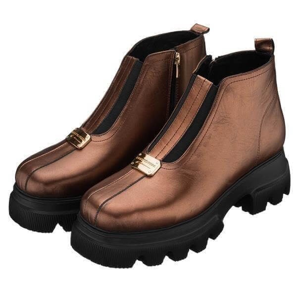 GS1313 Platin Büyük Numara Kadın Bot ürün görseli 4
